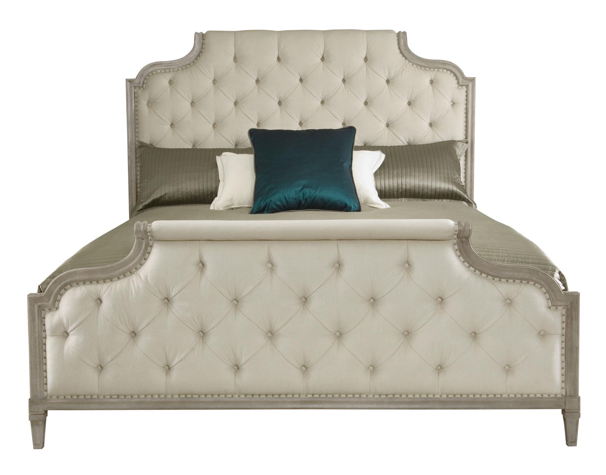 Bernhardt Marquesa King Upholstered Bed with Button Tufting Darvin